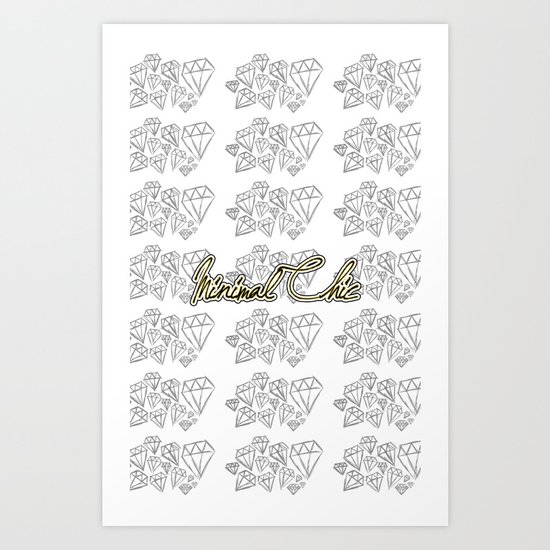 MINIMAL CHIC Art Print