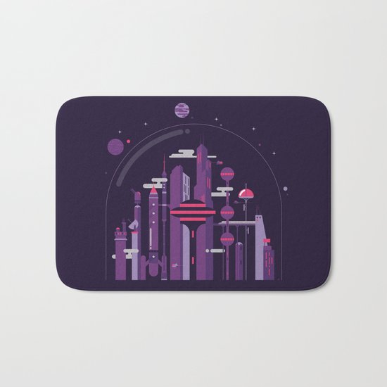 World of Tomorrow Bath Mat