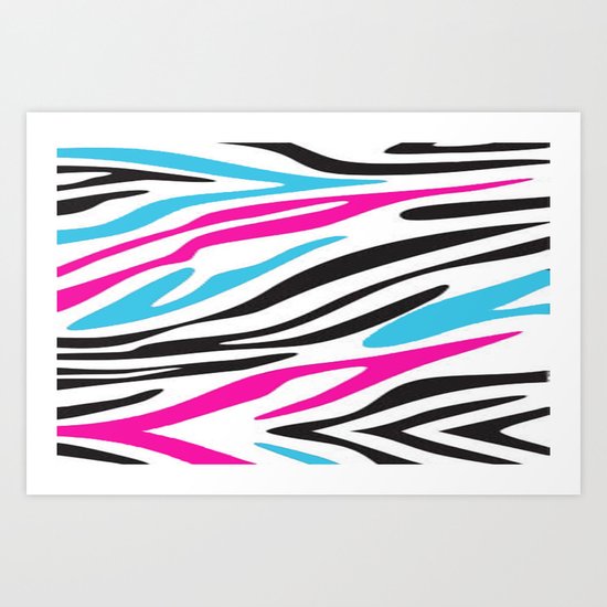 Zebra Art Print