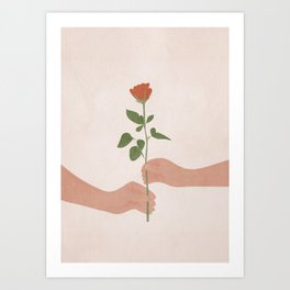 A Rose for You Art Print