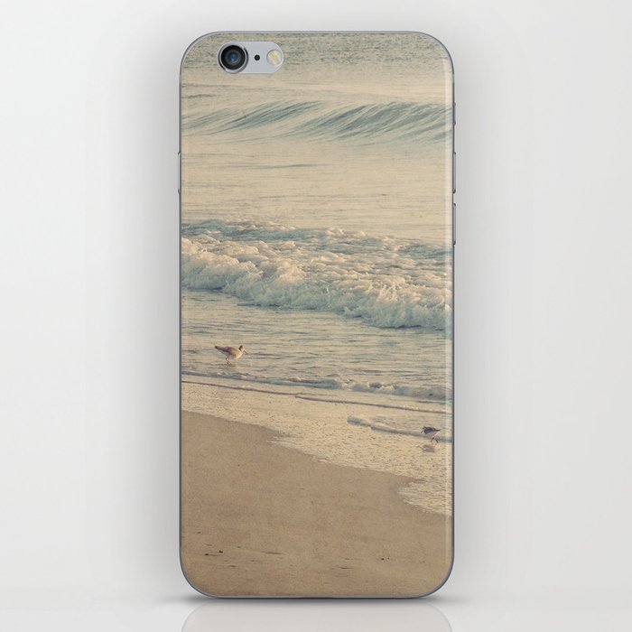 Morning Surf with Sand Pipers iPhone Skin