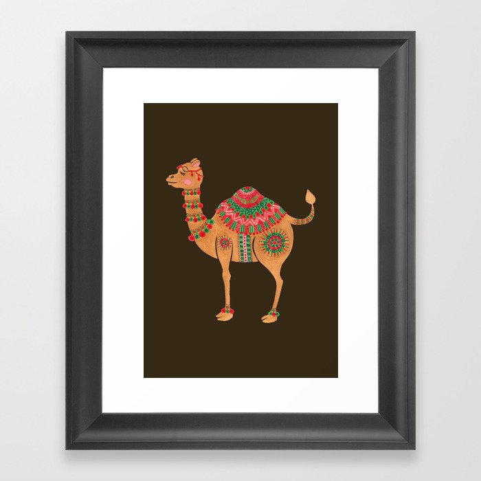 The Ethnic Camel Framed Art Print