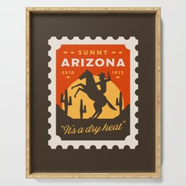 Sunny Arizona Stamp Serving Tray