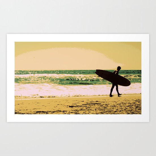 Surf Art Print