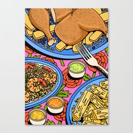Peruvian Fast Food Canvas Print
