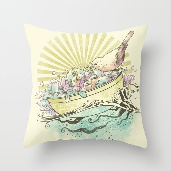 Unique Nesting Throw Pillow