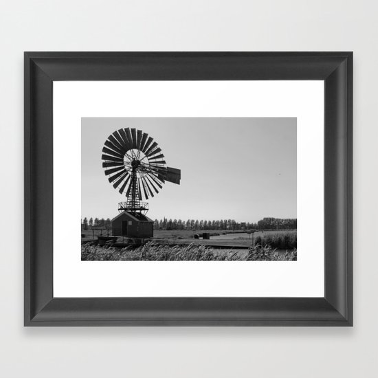 The old village mill Framed Art Print