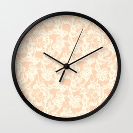 Vintage Floral 21 Wall Clock