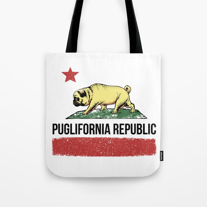 Puglifornia Republic Tote Bag