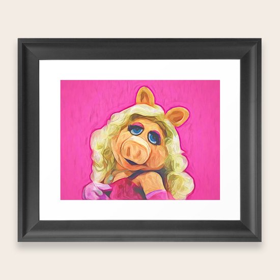 Miss Piggy Framed Art Print