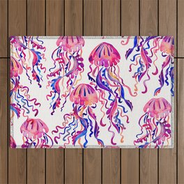 Jellyfish – Magenta Palette Outdoor Rug