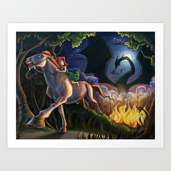 Escape Art Print