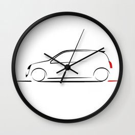 Clio silhouette Wall Clock