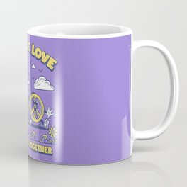 Peace & Love - Let's Vibe Together Coffee Mug