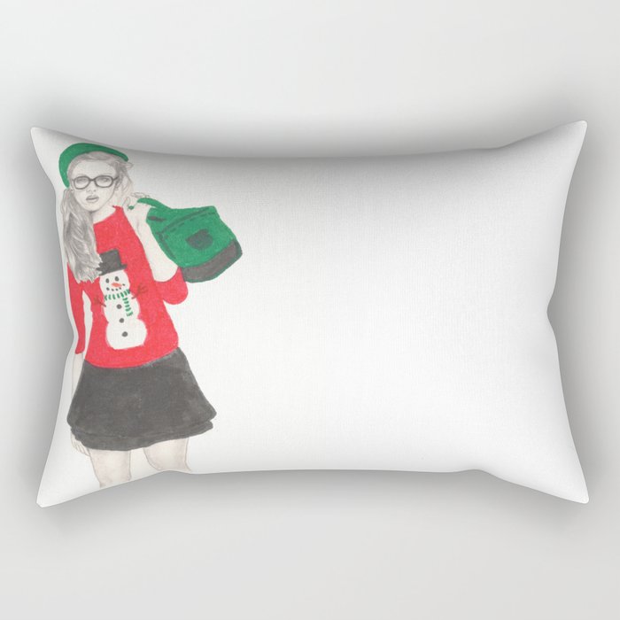 Christmas Fashion Rectangular Pillow