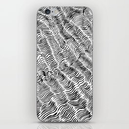 Hand-drawn Abstract Ramen Noodle Lines iPhone Skin