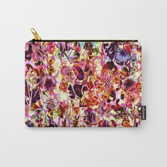 joyful abstract floral Carry-All Pouch