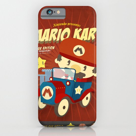 mario kart vintage iPhone & iPod Case