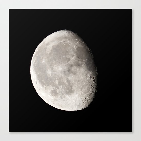 Waning Moon Canvas Print