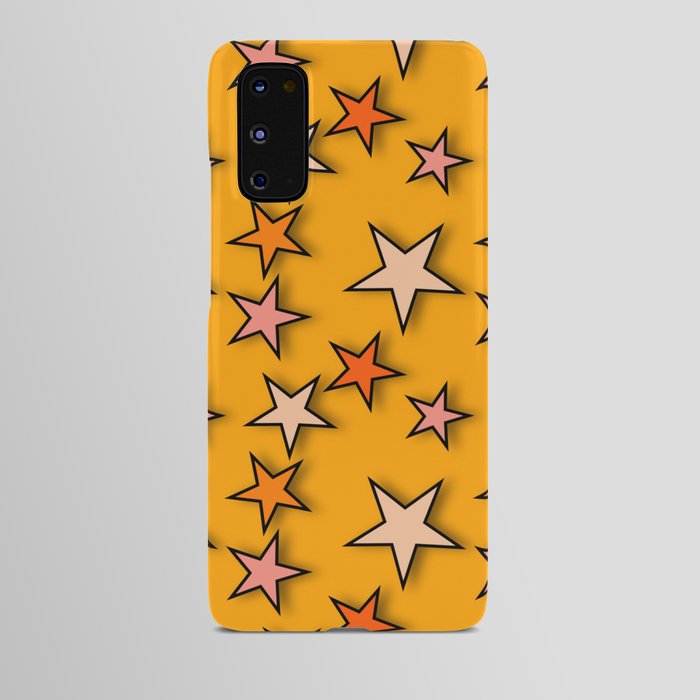 y2k-star yellow Android Case
