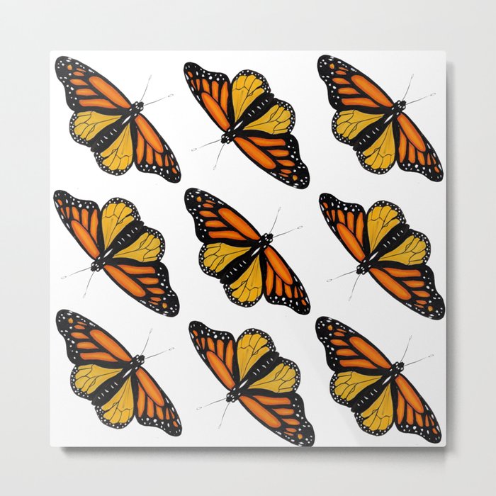 Monarch Butterflies Metal Print