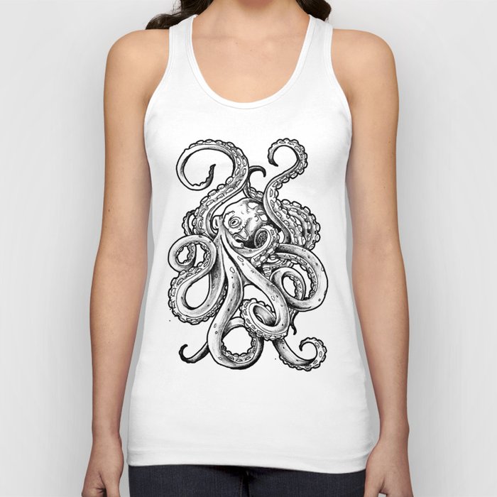 Octopus design Tank Top