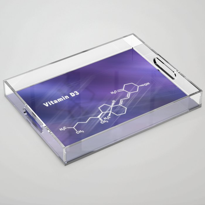 Vitamin D3, Structural chemical formula Acrylic Tray