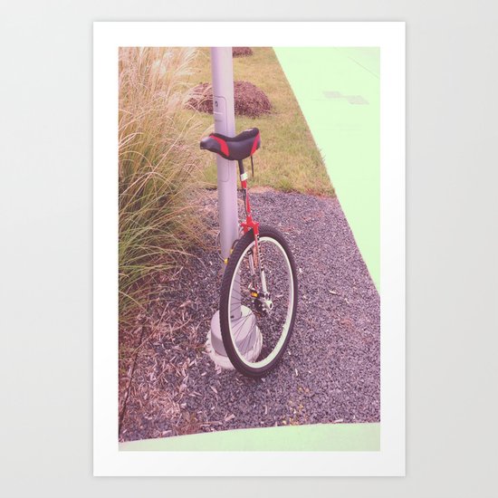 Unicycle Art Print
