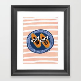 Cool Papayas Framed Art Print