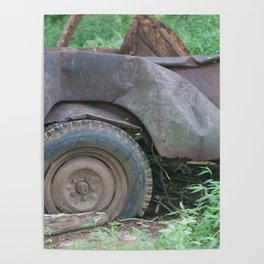 Rusted Wreck Poster