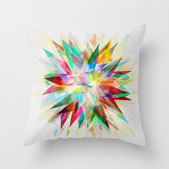 Colorful 6 Throw Pillow
