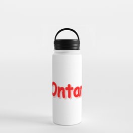 "#Ontario " Cute Design. Buy Now Water Bottle