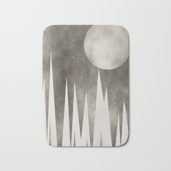 Moonlight And The Stars Bath Mat