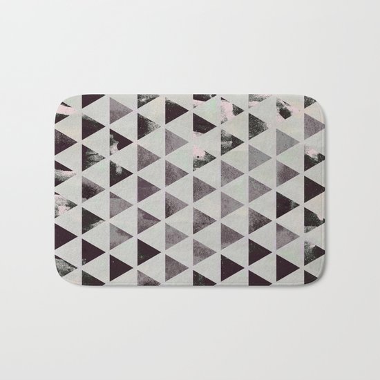 triangles. Bath Mat