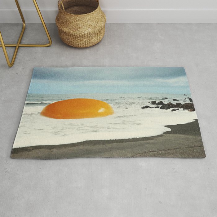 Beach Egg Sunny Side Up Rug By Mohanadshuraideh Society6