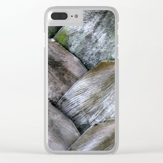 Palm pattern Clear iPhone Case