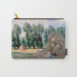 Haystacks by Claude Monet Carry-All Pouch