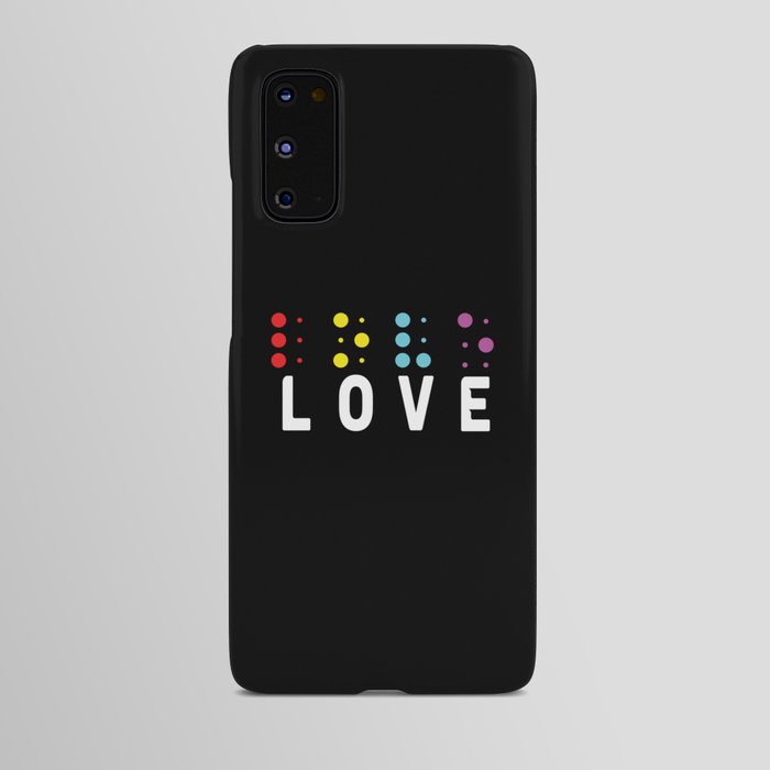 Visually Impaired Dots Love Braille Android Case