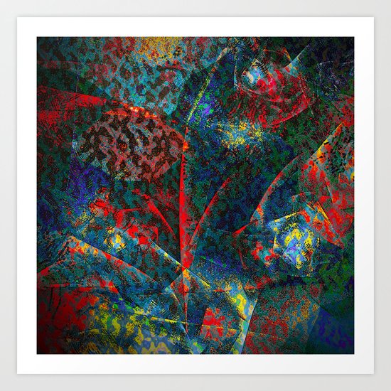 Fractal Flower Art Print