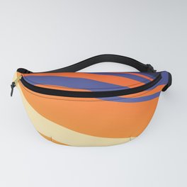 Modern Abstract Colors - Orange Cream Fanny Pack