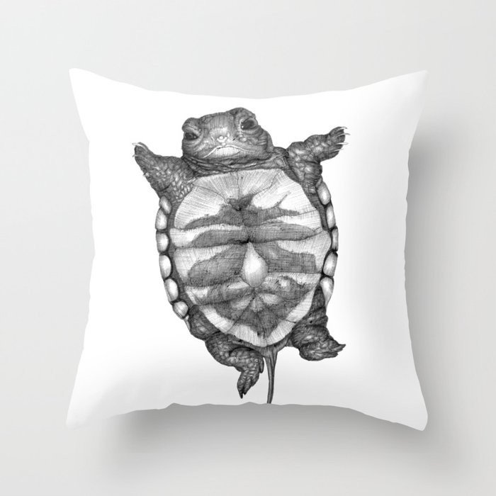 Little Turtle Throw Pillow