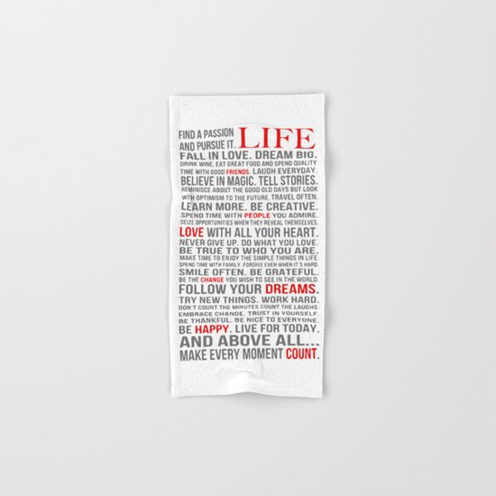 All about life Hand & Bath Towel