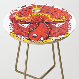 Missile with Wings Side Table