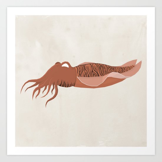 Cuttlefish Art Print
