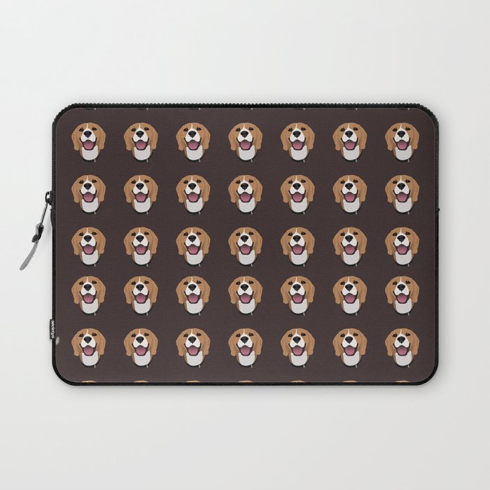 Happy Beagle Dog Laptop Sleeve
