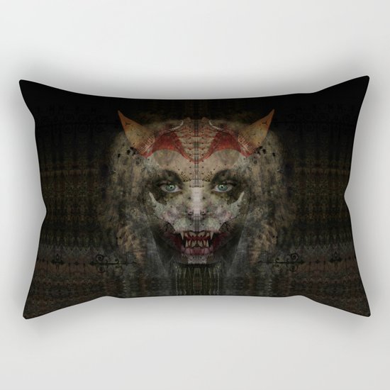 Panic Rectangular Pillow