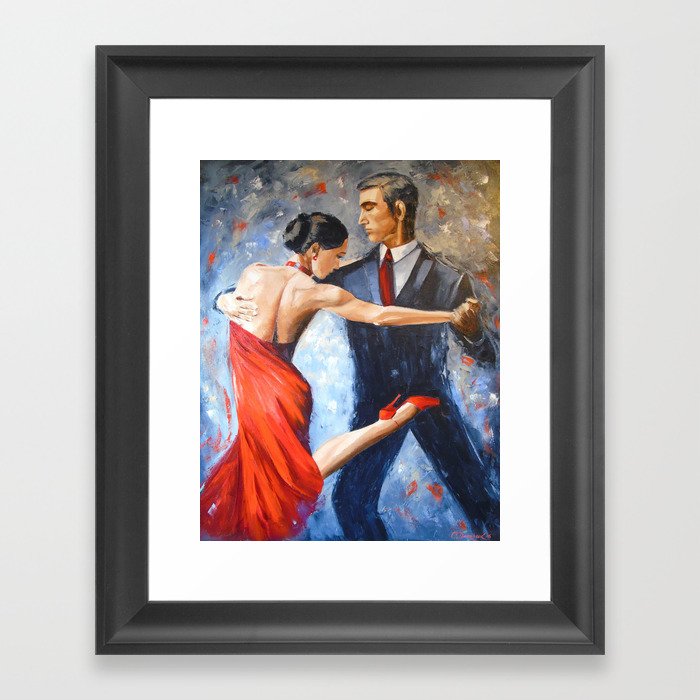 Argentine tango Framed Art Print
