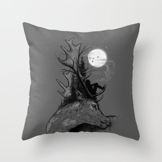 A Long December Throw Pillow
