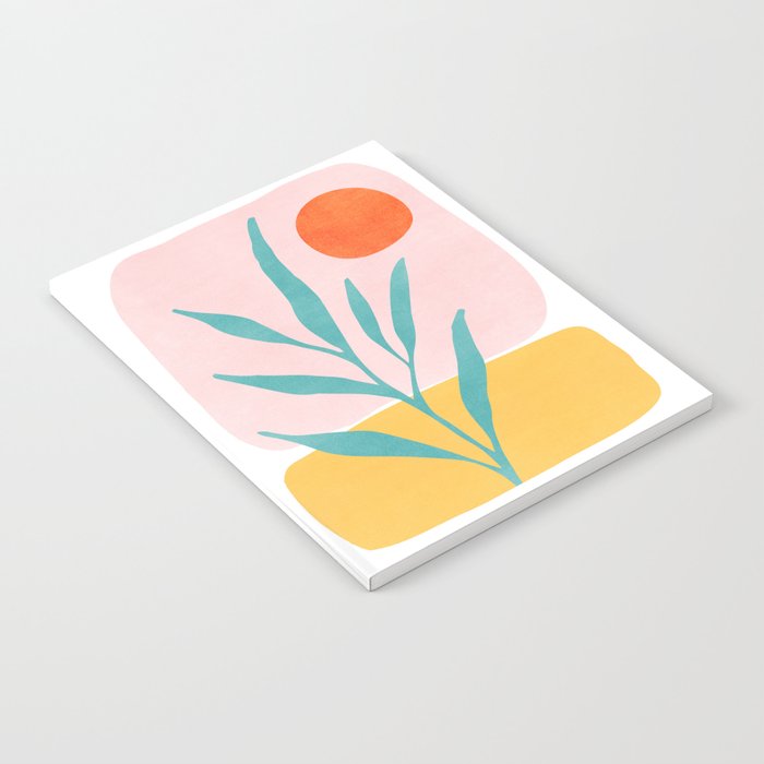 The Peaceful Place Abstract Landscape Notebook