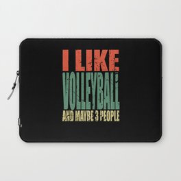 Volleyball Saying funny Laptop Sleeve